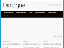 Tablet Screenshot of dialogue.se