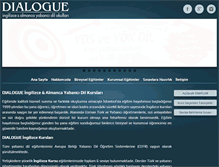 Tablet Screenshot of dialogue.com.tr